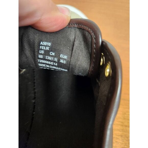 Coach Leather-Trim Slip-On Sneakers 6B. Like new - Picture 7 of 7